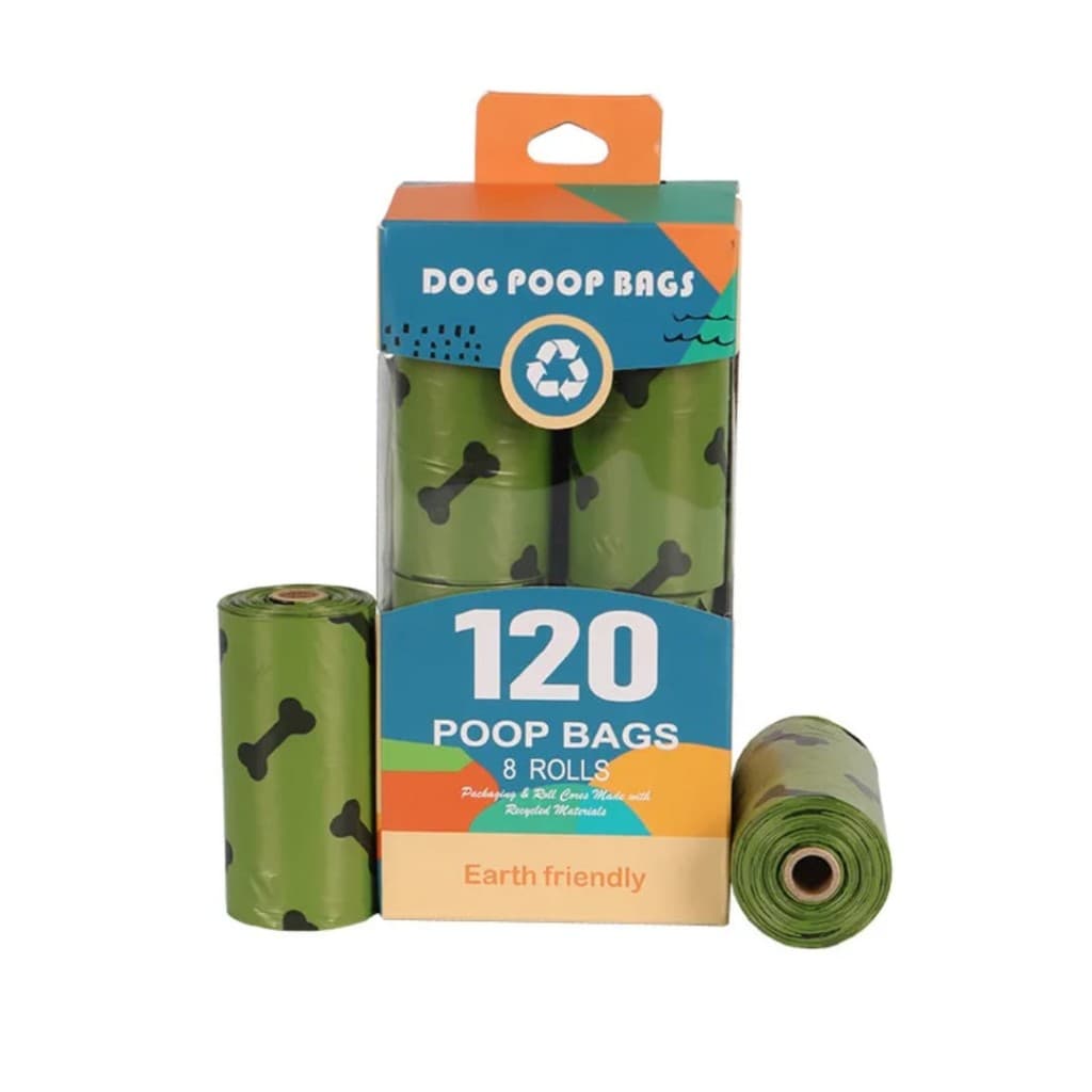 Nexvora Supply Heavy-Duty Leak-Proof Dog Poop Bags, 120 count retail box